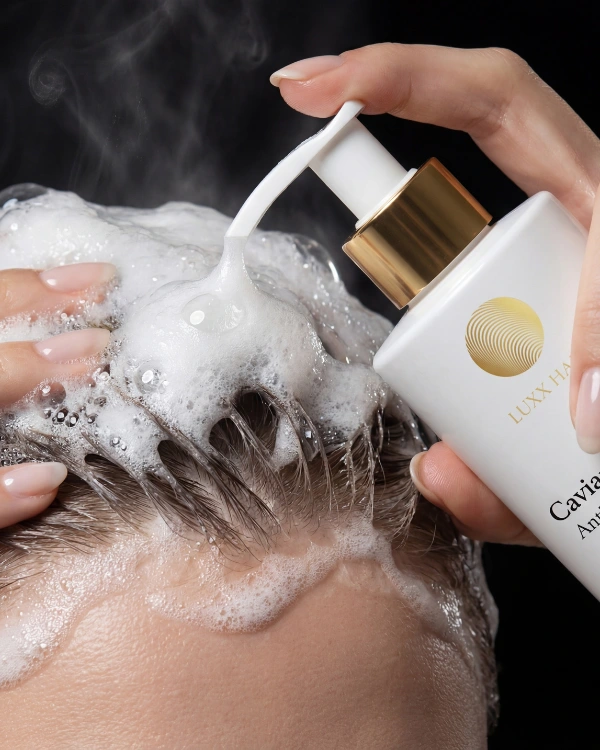 Step 2: Infuse the Scalp - Kreisende Massage der Kopfhaut